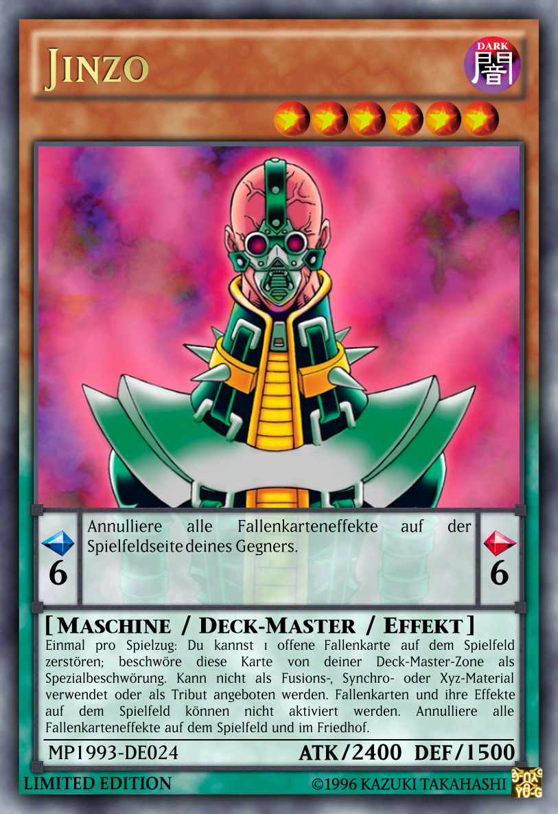 yugioh jinzo deck Jinzo - Layered - Dragons of Legend: The Complete Series