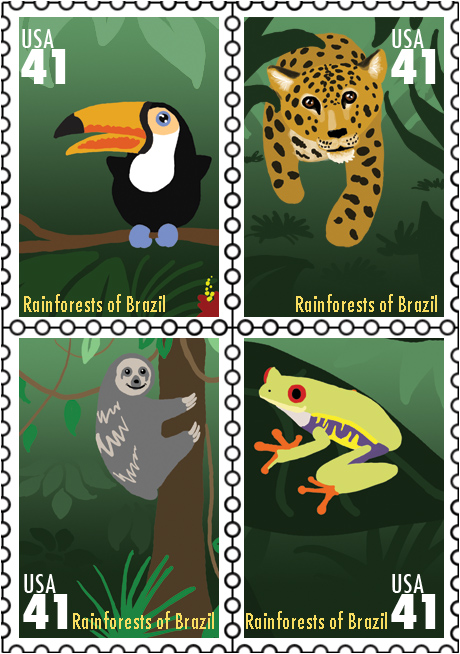 Rainforest Stamps