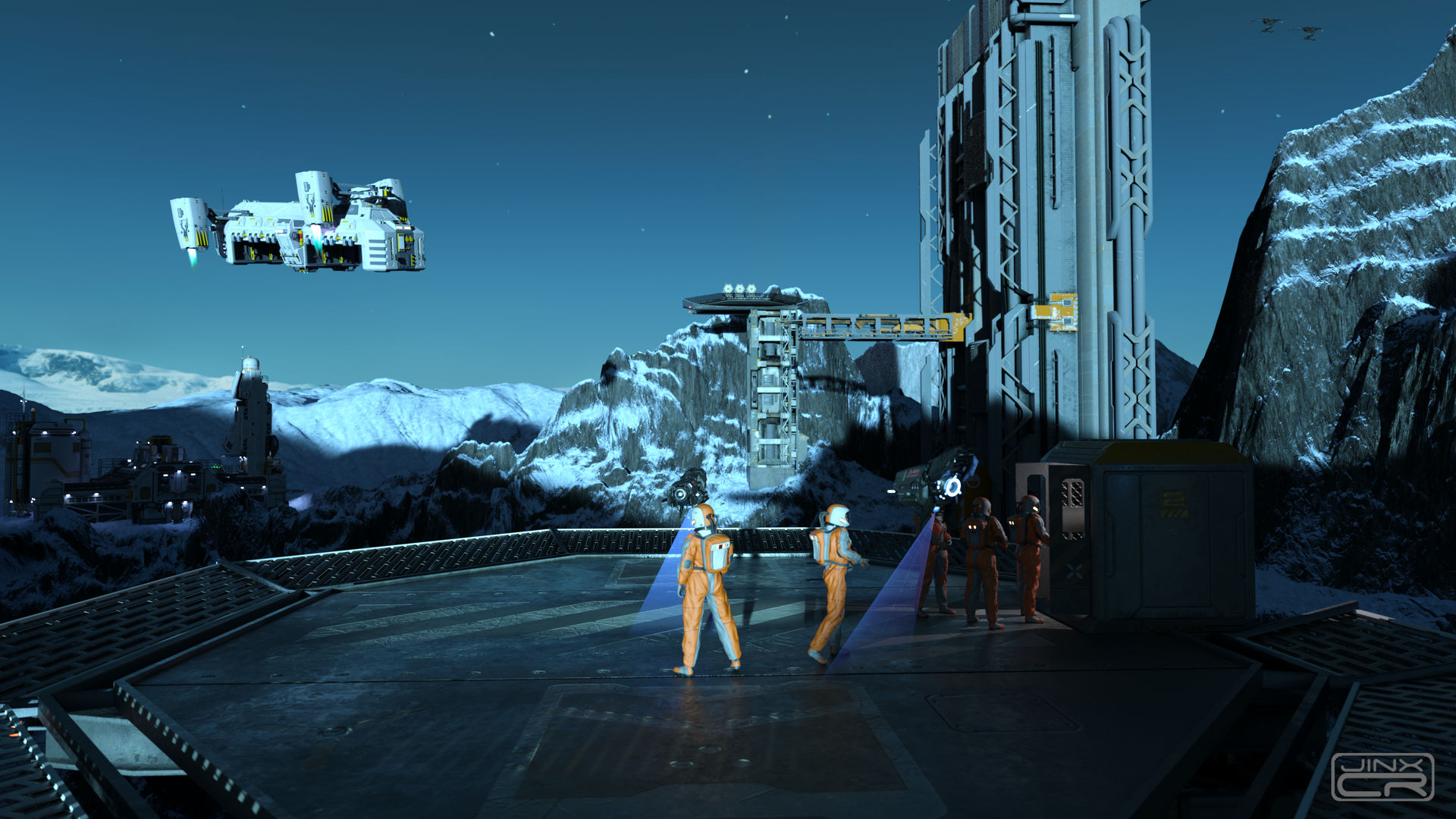 Bhritzameno 3 Mining Complex - Landing Pad by JinxChrome on DeviantArt