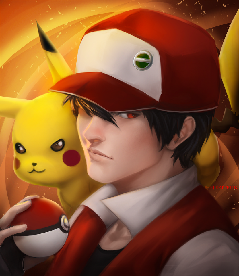 Pokemon Red by Elekitelik on DeviantArt.