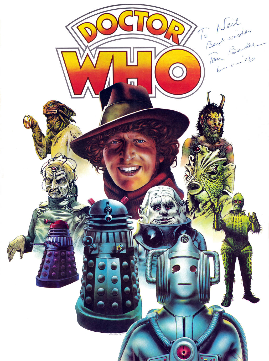 The Doctor Who Monster Book Tom Baker Poster By Neilche On Deviantart The Doctor Who Monster Book Tom Baker Poster By Neilche On Deviantart