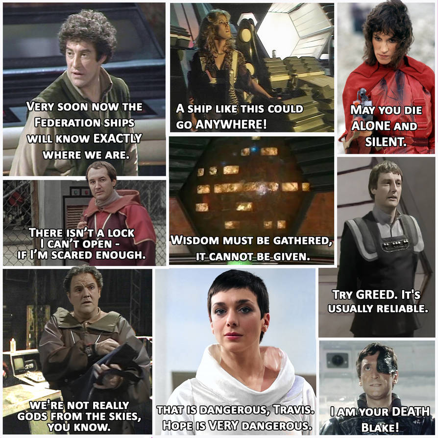 Blake's 7 Series A - quotes by NeilChe on DeviantArt