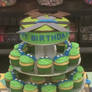 Teenage Mutant Ninja Turtle Cake-Leonardo