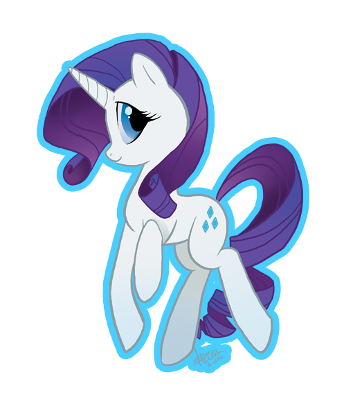 MLP: Rarity by DinKelion on DeviantArt