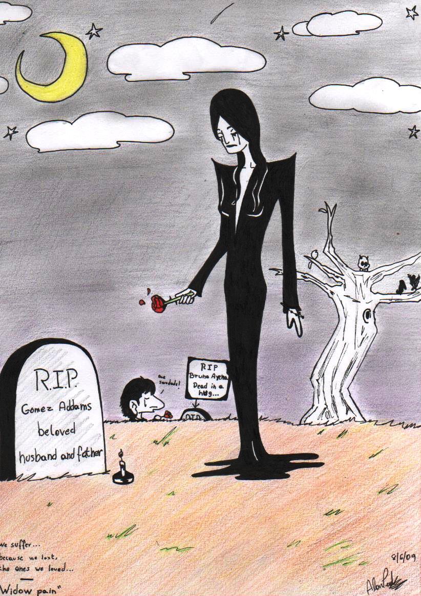 Morticia Addams - Graveyard