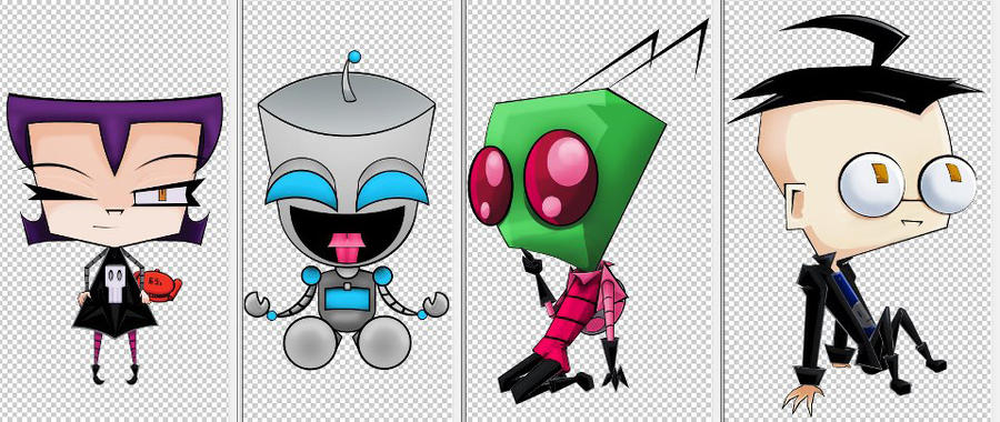 Invader Zim Characters by BlackMoon4242564 on DeviantArt
