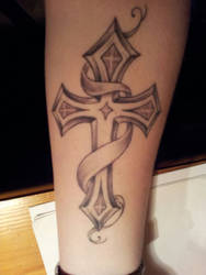 Cross tattoo