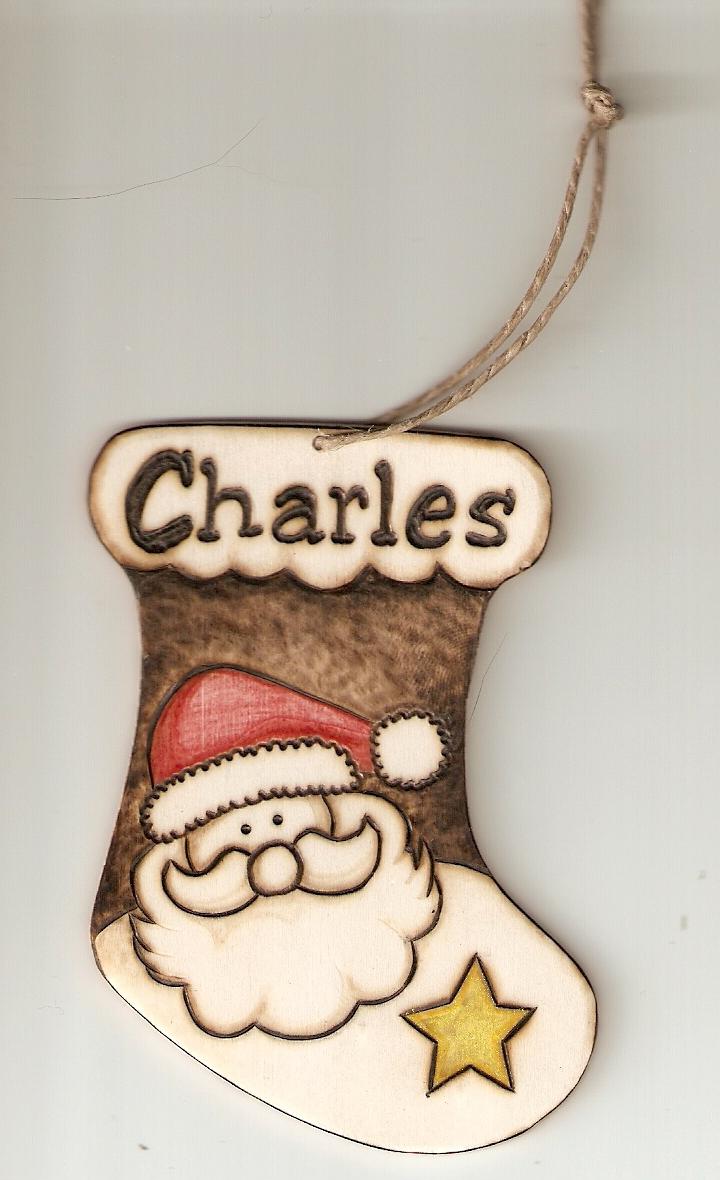 Santa Ornament