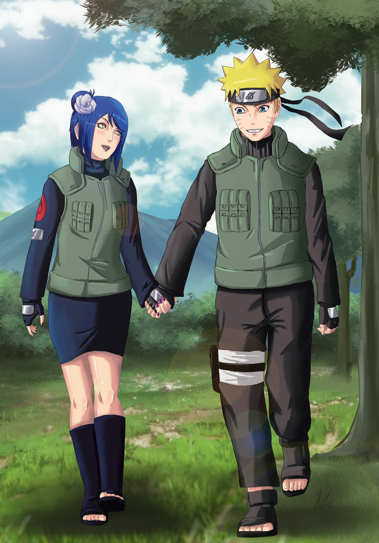 Commission Naruto X Konan By Amenoosa On Deviantart Commission Naruto X Konan By Amenoosa On Deviantart