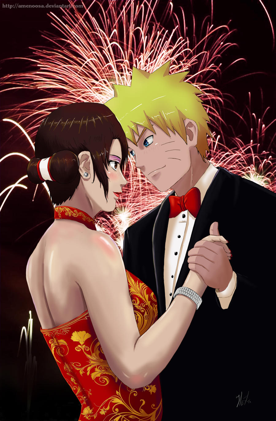 St beet onderhoud Commission: Naruto x Tenten - Happy New Year by Amenoosa on DeviantArt