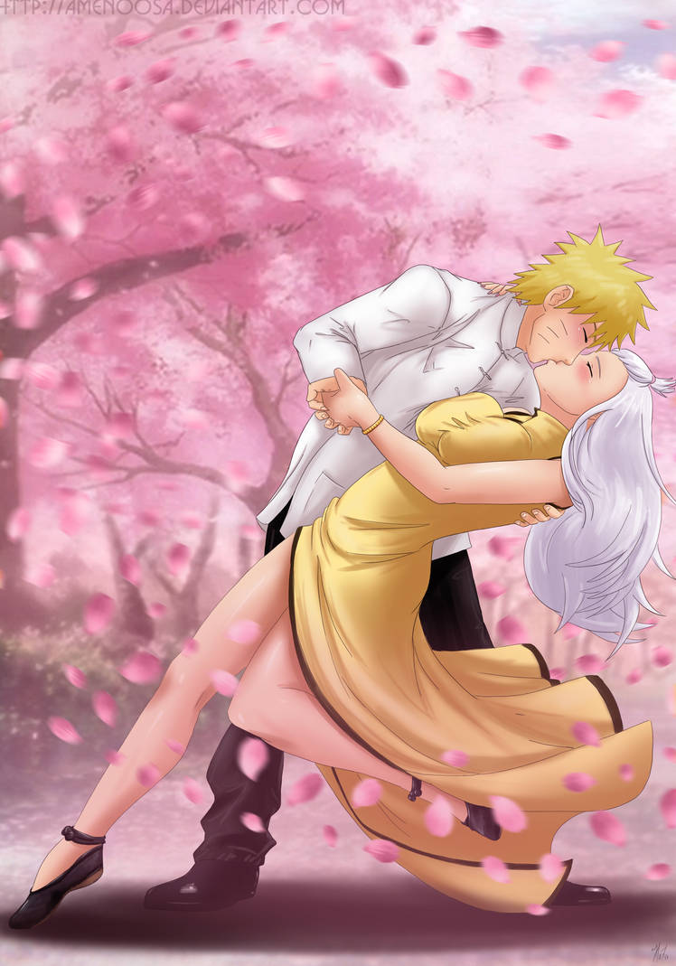NaruMira: Spring Kiss of Love (Close-up) by JuPMod on DeviantArt