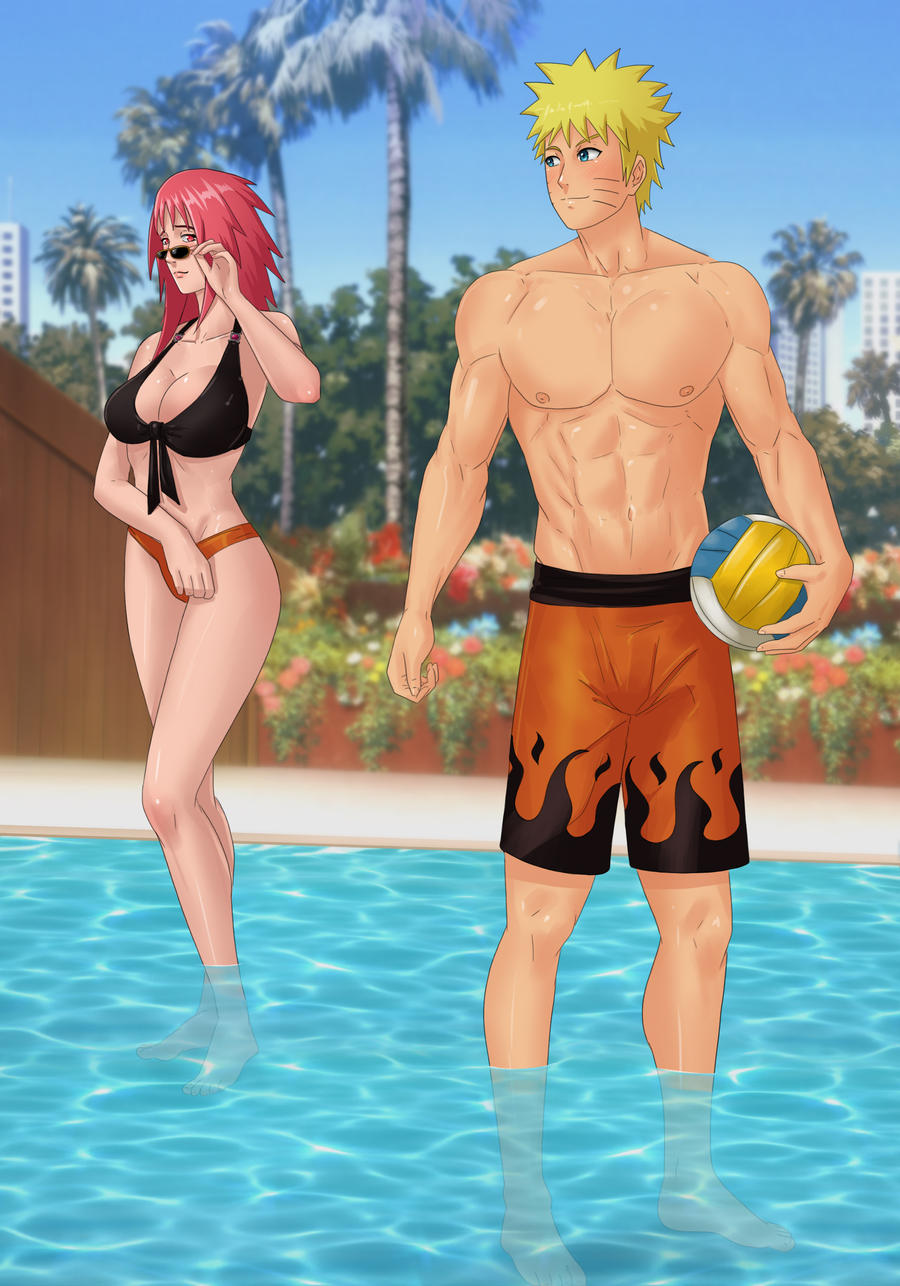 Commission Naruto x Karin by Amenoosa on DeviantArt