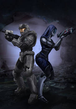 Commission: Noble Six and Tali