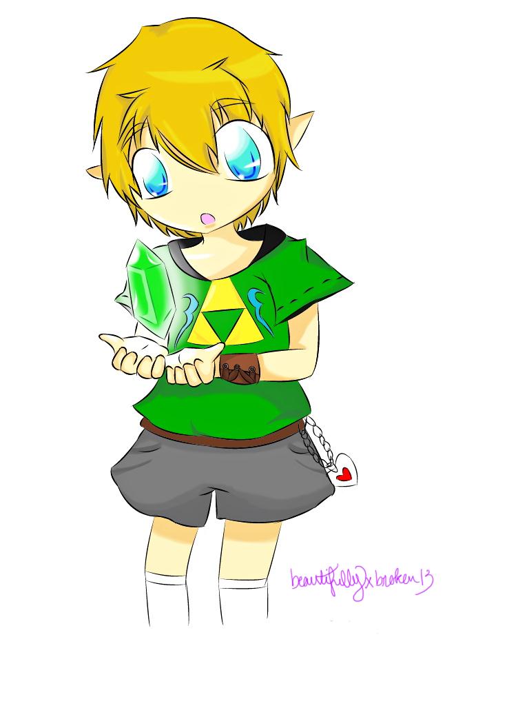 Link's first rupee :3