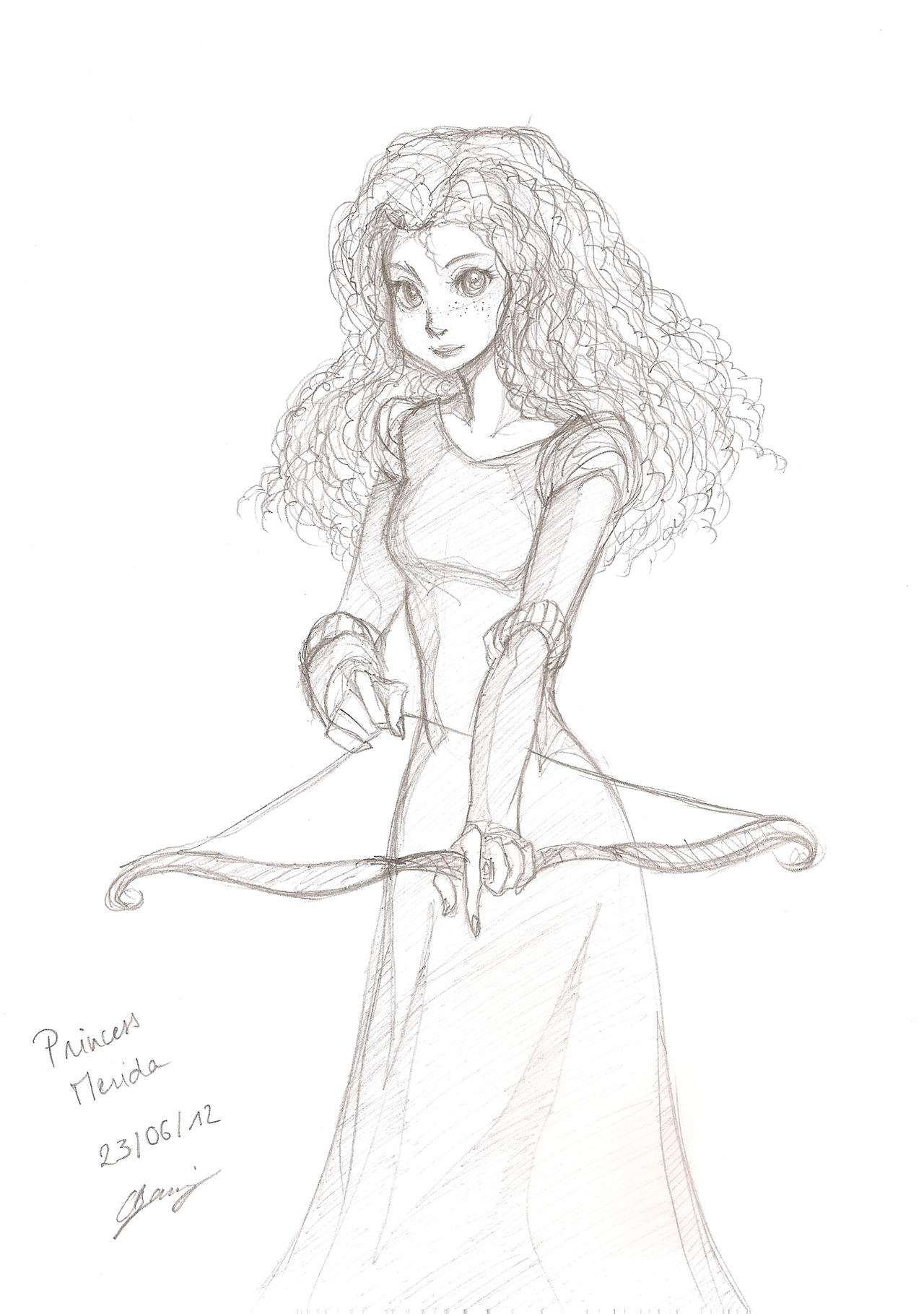 Princess Merida - sketch