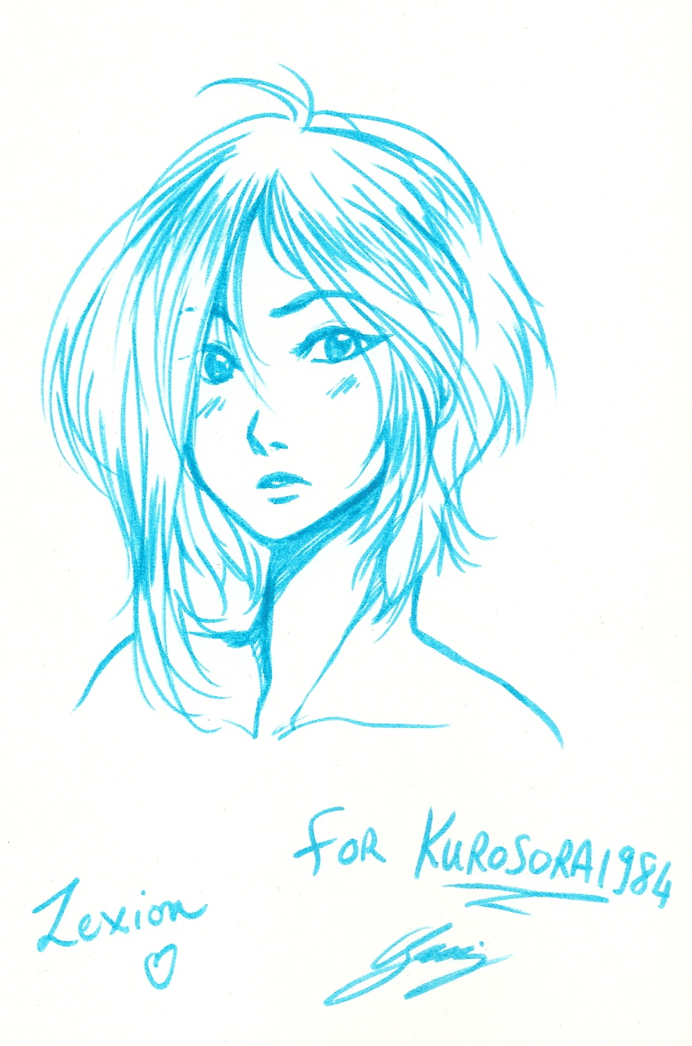 Sketch for Kurosora1984