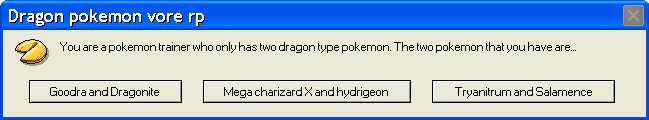 Dragon pokemon vore rp