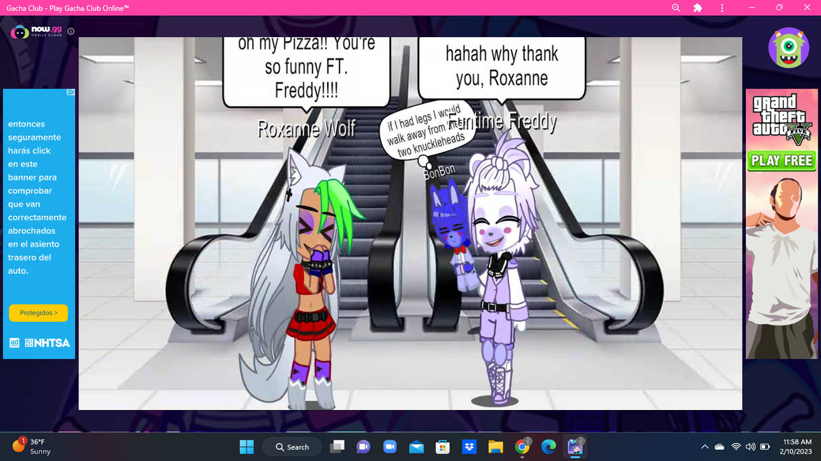 Funtime Freddy X Roxanne Wolf Showcase by KatieCreart on DeviantArt