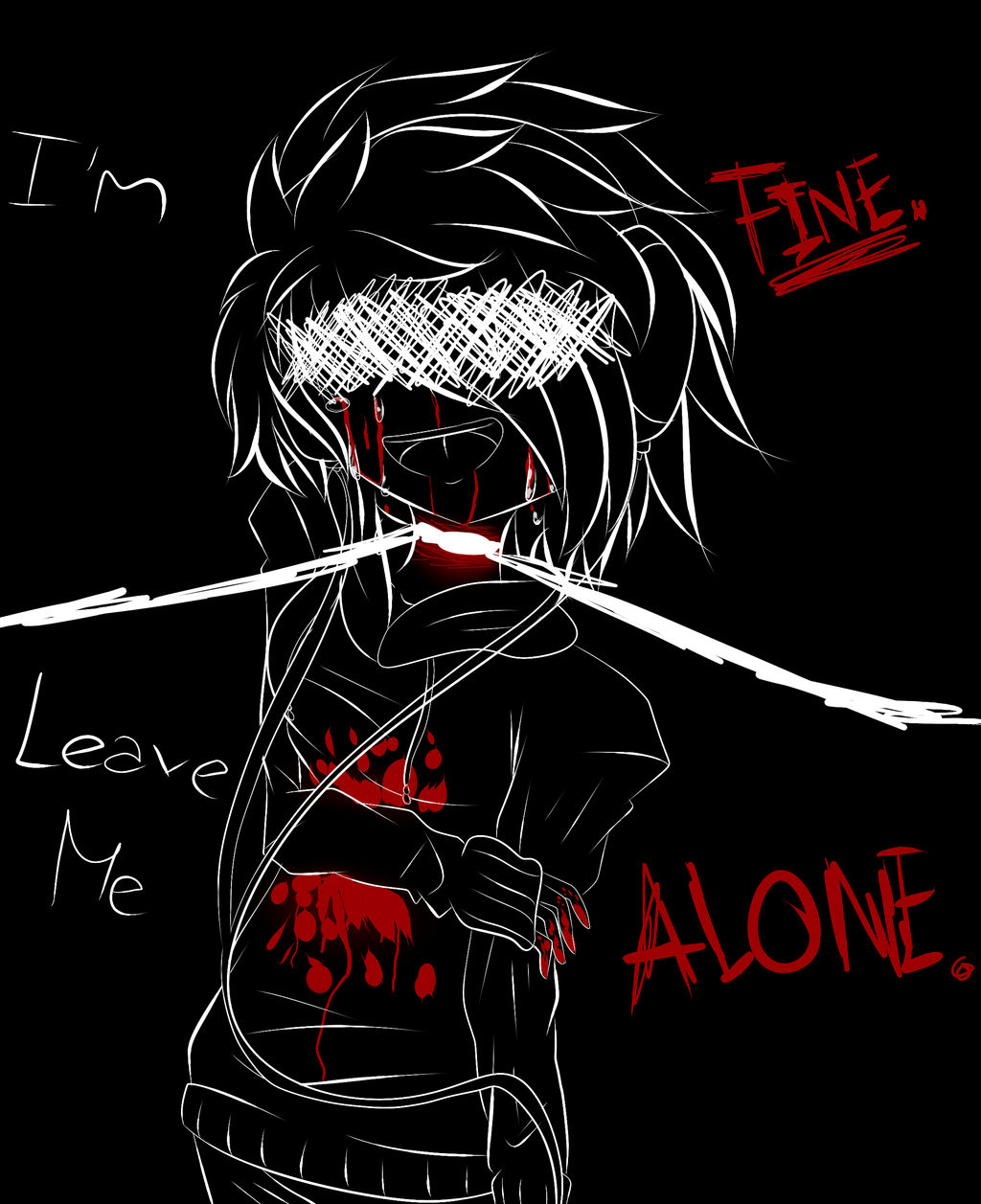 Vent Art I'm FINE. Leave Me ALONE. by XxAnimeUTTrashxX on DeviantArt