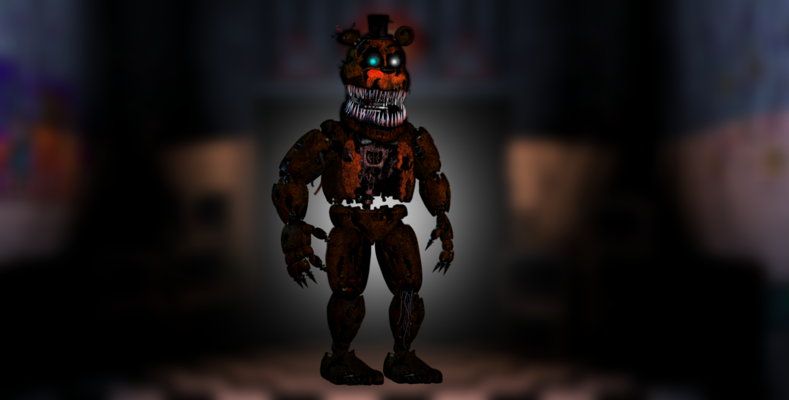 Download Editwithered Fredbear - Fnaf Withered Freddy Full Body