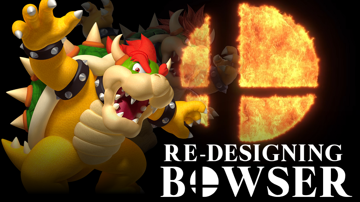 Bowser's design in Melee