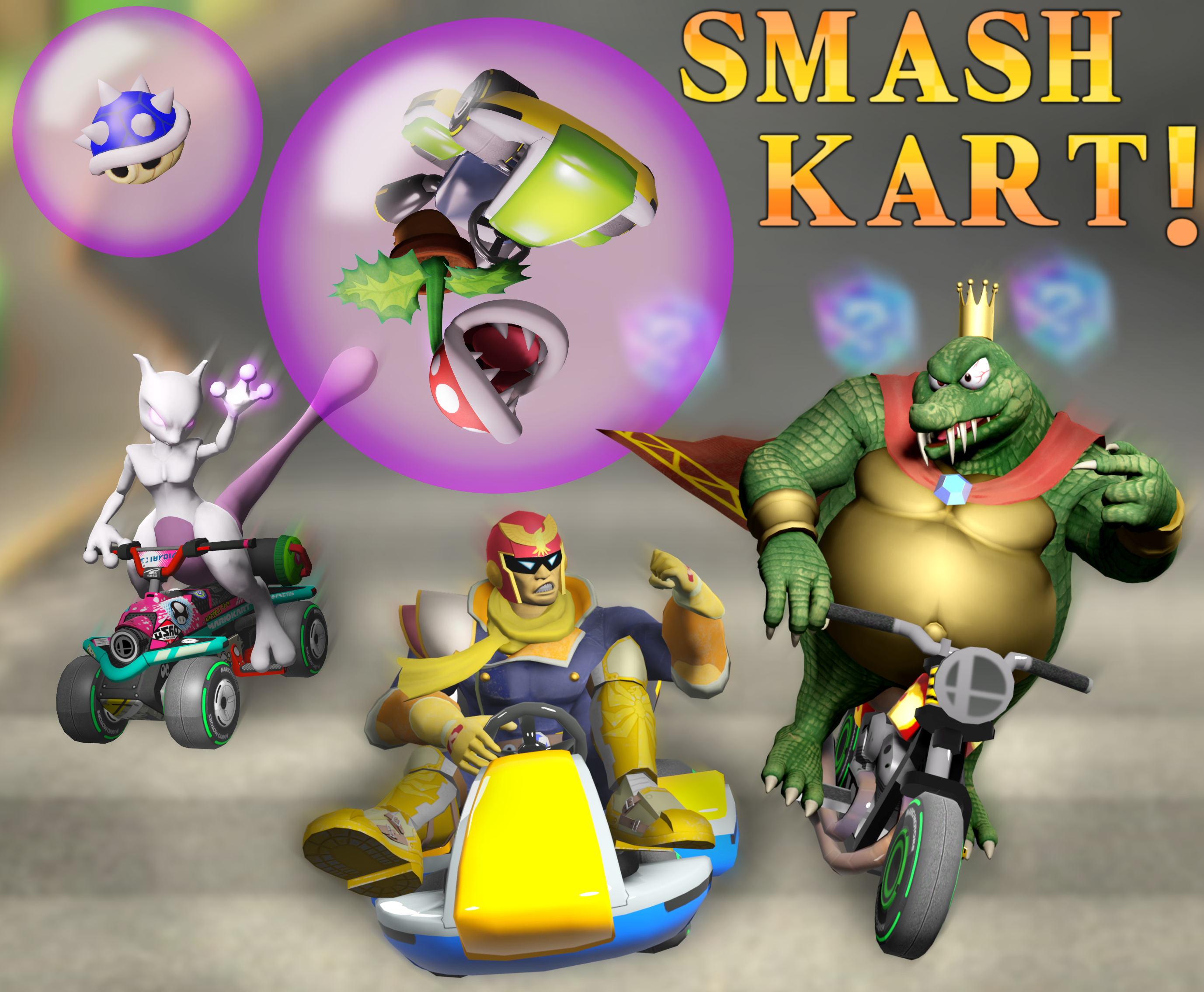 3D Render: Smash Kart by MegaMario2001 on DeviantArt
