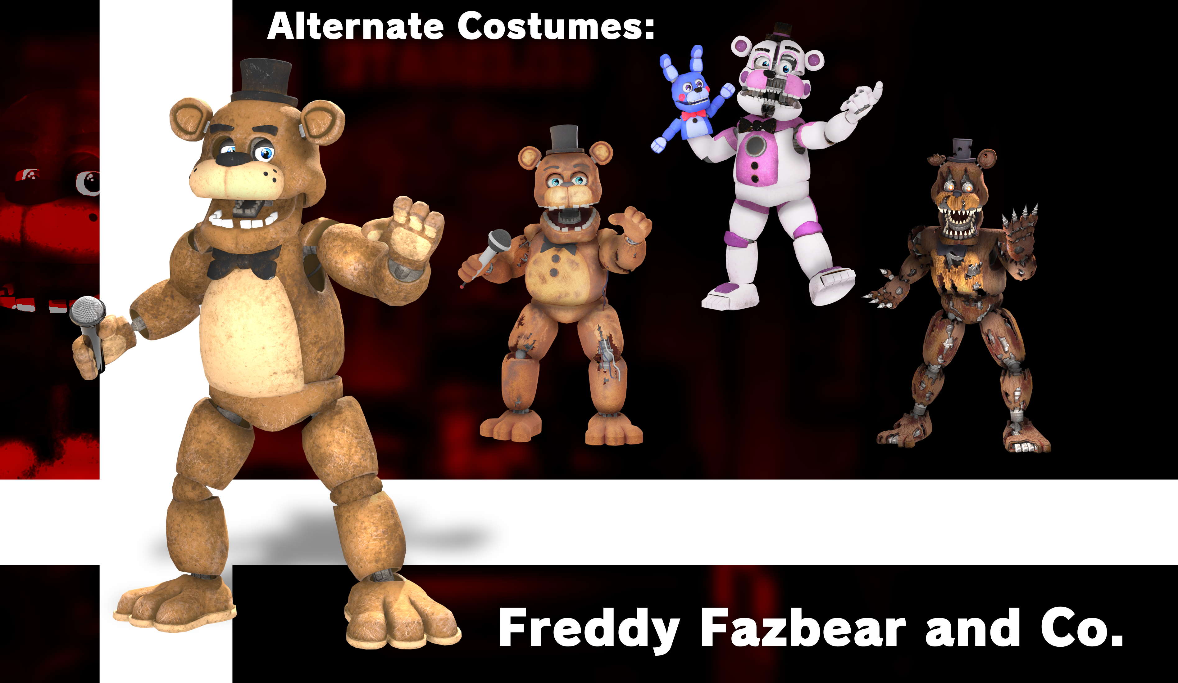 FNaF UCN: Fredbear Render : r/fivenightsatfreddys