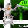 3D Render: Sir Arthur in Smash