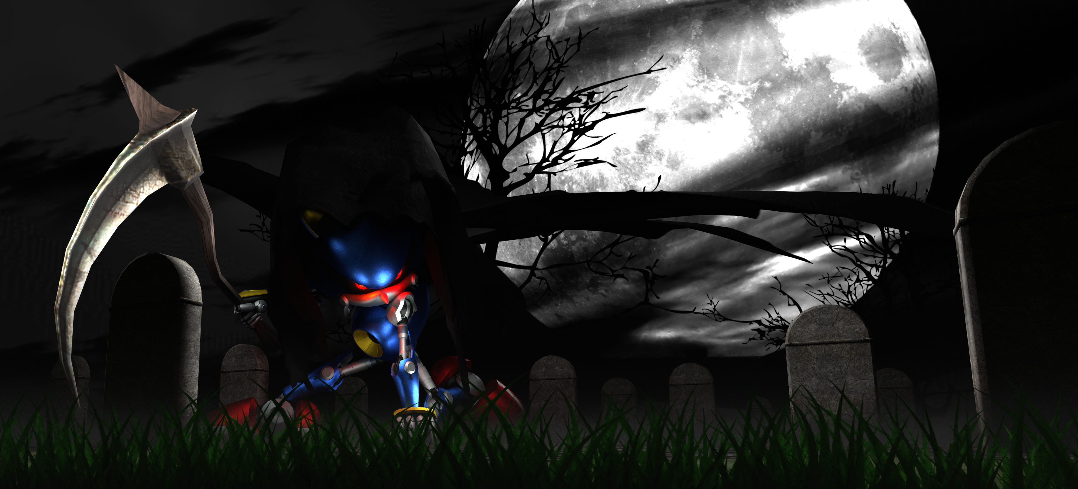 Metal Sonic (Render #2) by PsychoVert on DeviantArt