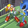 3D Render: Metal Sonic VS Zero