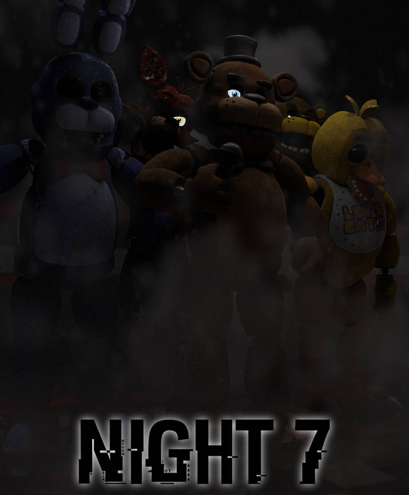 Fanf7 3D Render: FNAF 7th Anniversary by MegaMario2001 on DeviantArt