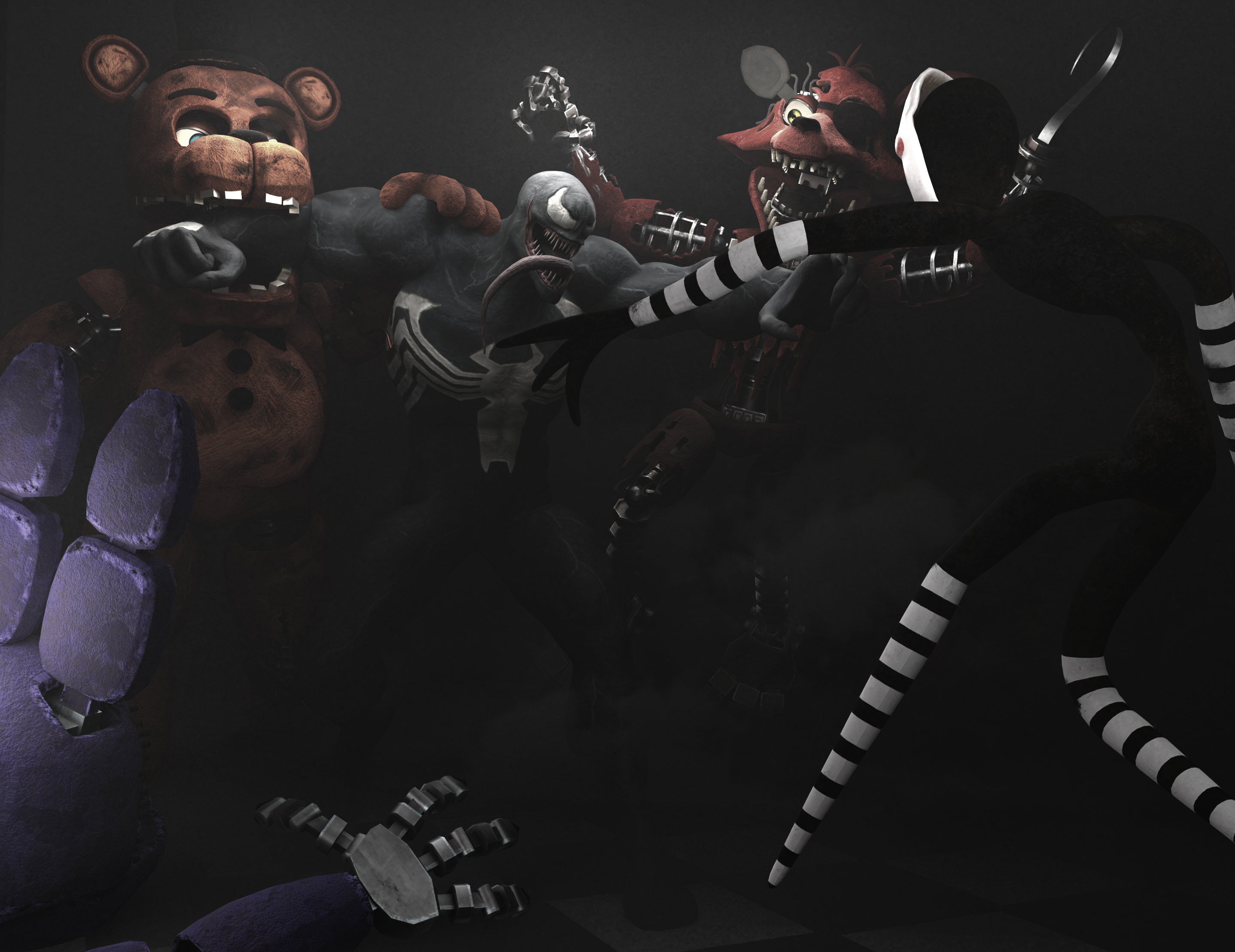 The Joy of Creation Reborn All Items Freddy, Bonnie, Foxy, Chica 