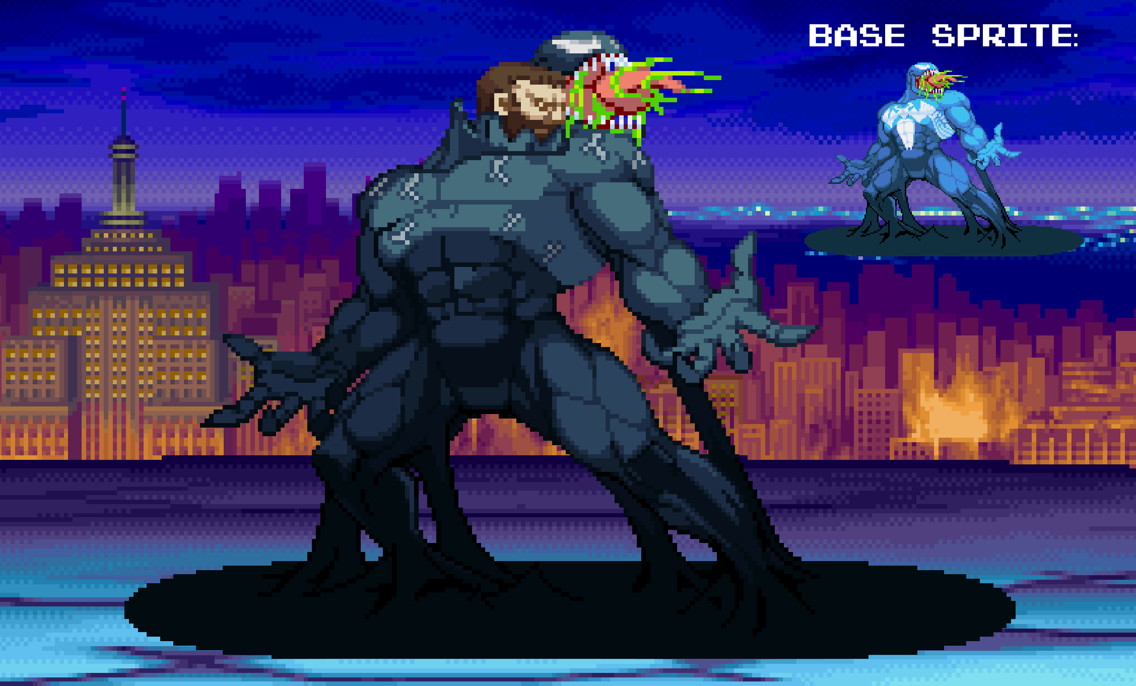Sprite Edit: Movie Venom in Marvel VS Capcom by MegaMario2001 on DeviantArt