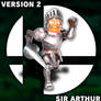 3D Render Remake: Sir Arthur in Smash