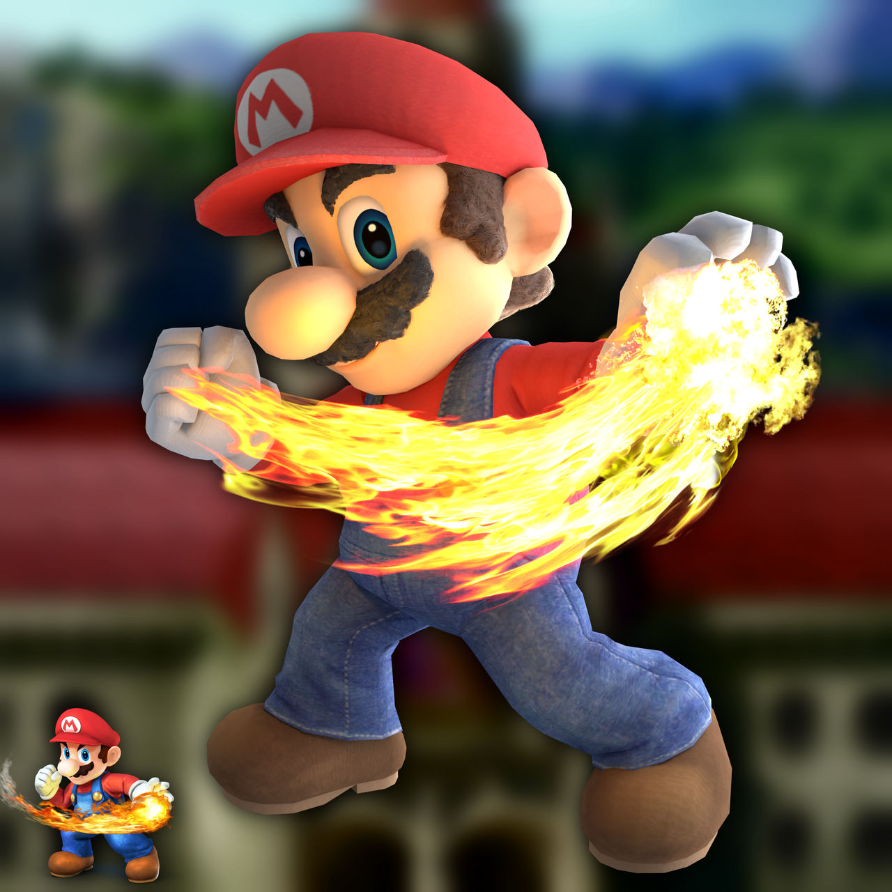 3D Render: Smash 4 Mario Render Remake by MegaMario2001 on DeviantArt
