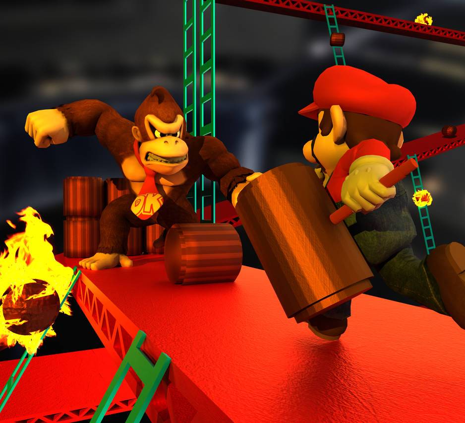 Dkc 3d Rendered 3D Render: Donkey Kong Retro by MegaMario2001 on DeviantArt