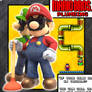 3D Render: Mario Bros Plumbing Poster