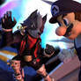 3D Render: Wolf VS Mario