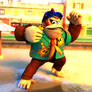 3D Render: Tropical Donkey Kong