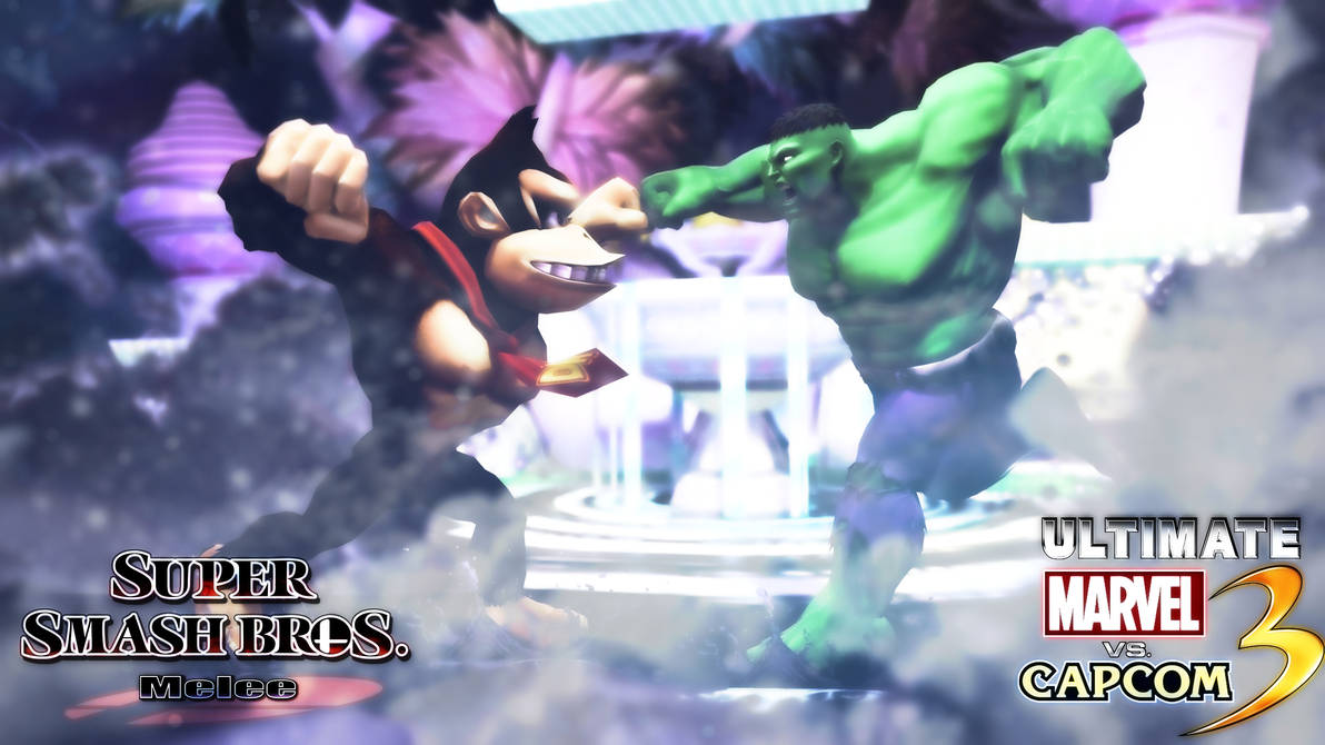 3D Render: Melee DK VS UMVC3 Hulk by MegaMario2001 on DeviantArt