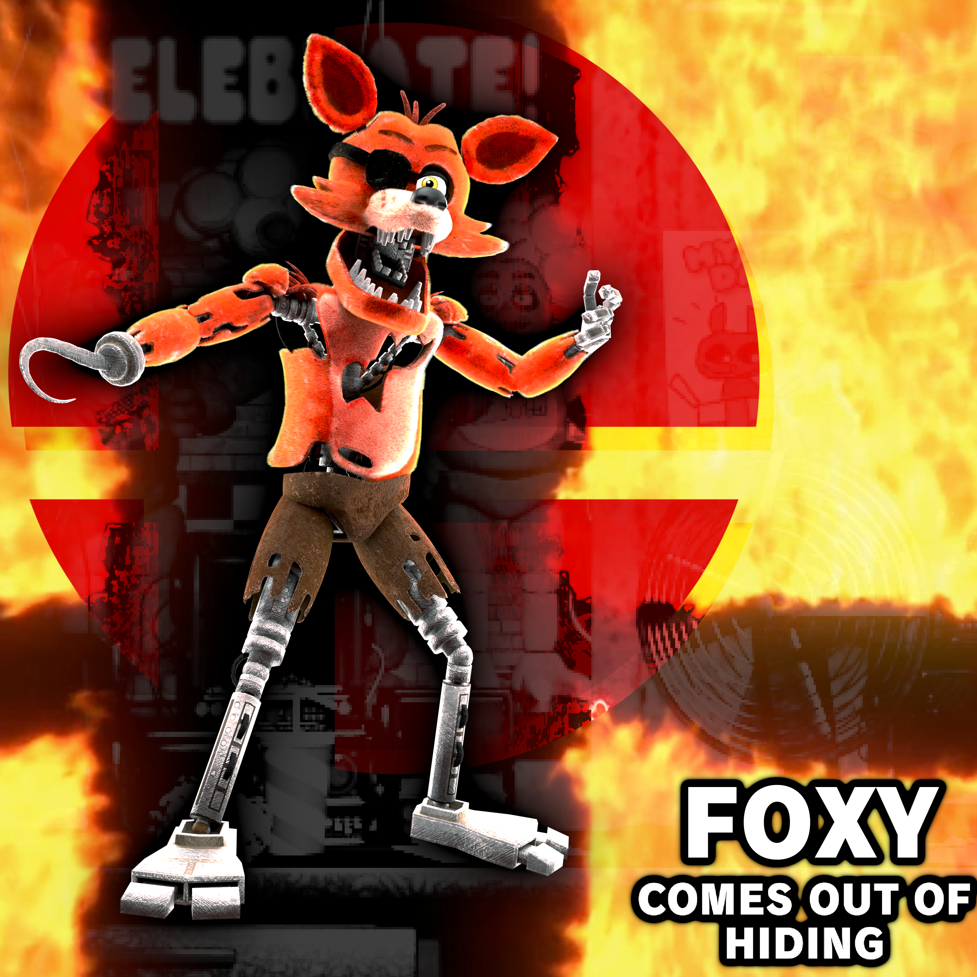 FNAF SFM] Nightmare Foxy  Wallpaper 1080p by NiksonYT on DeviantArt