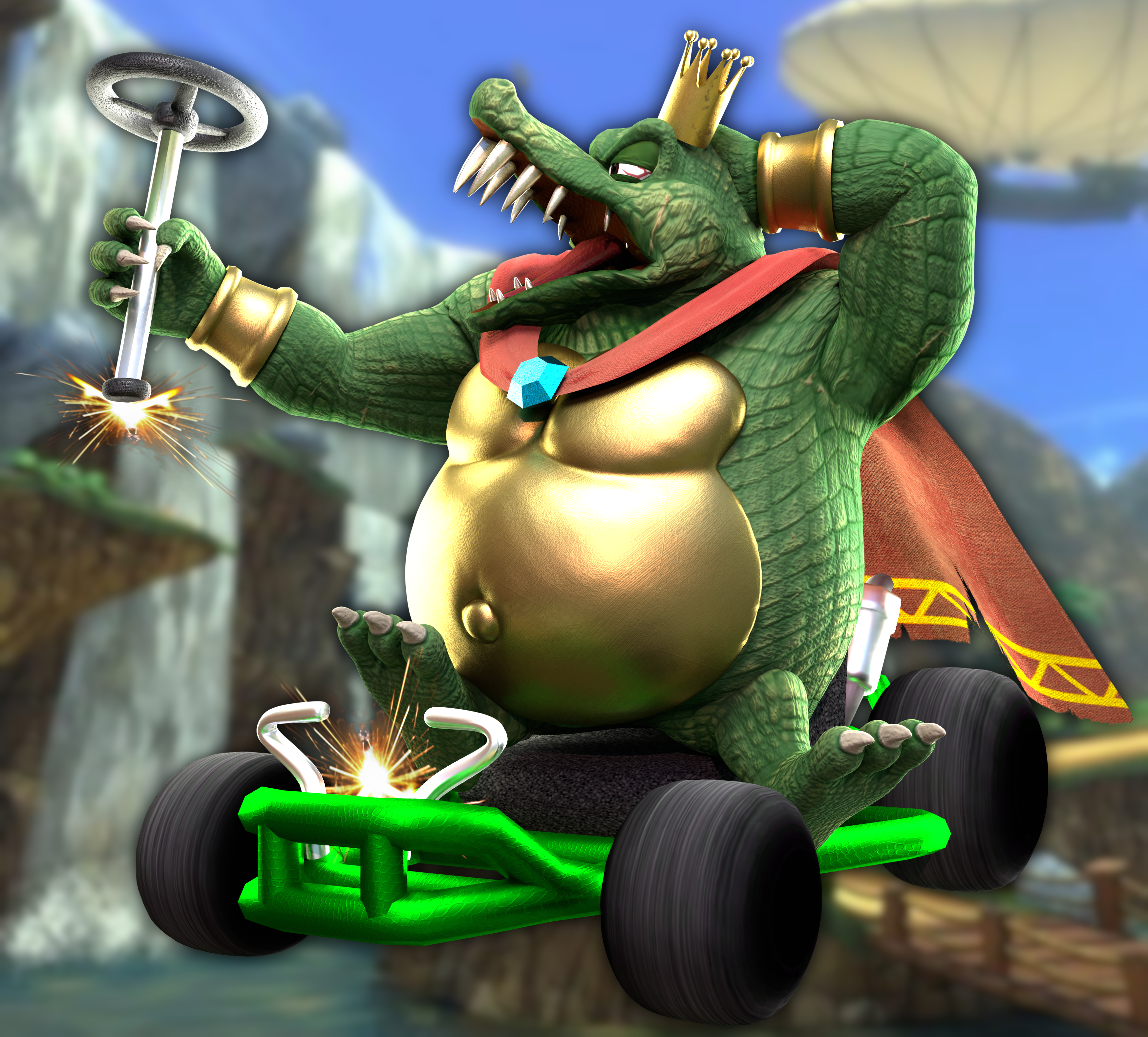 3D Render: Smash Kart by MegaMario2001 on DeviantArt