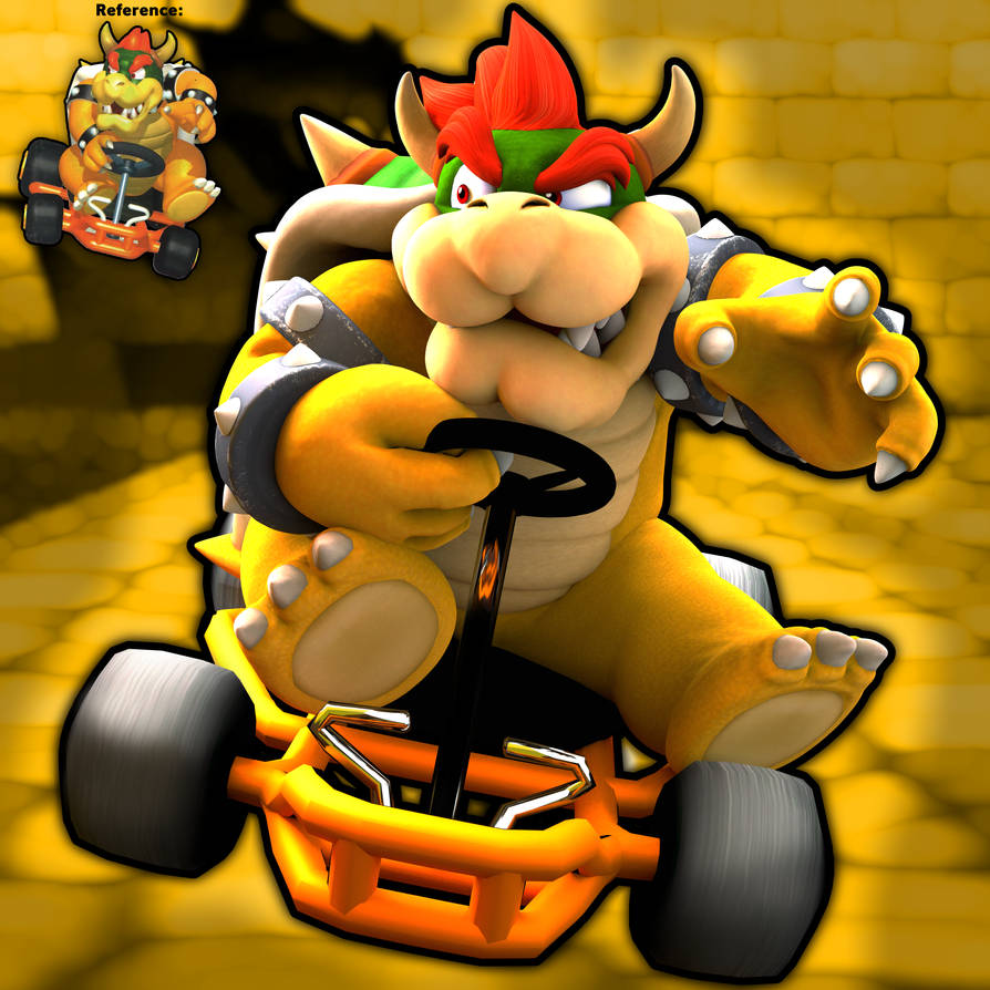 3D Render: Mario Kart 64 Bowser Render Recreation by ZDooarte on DeviantArt