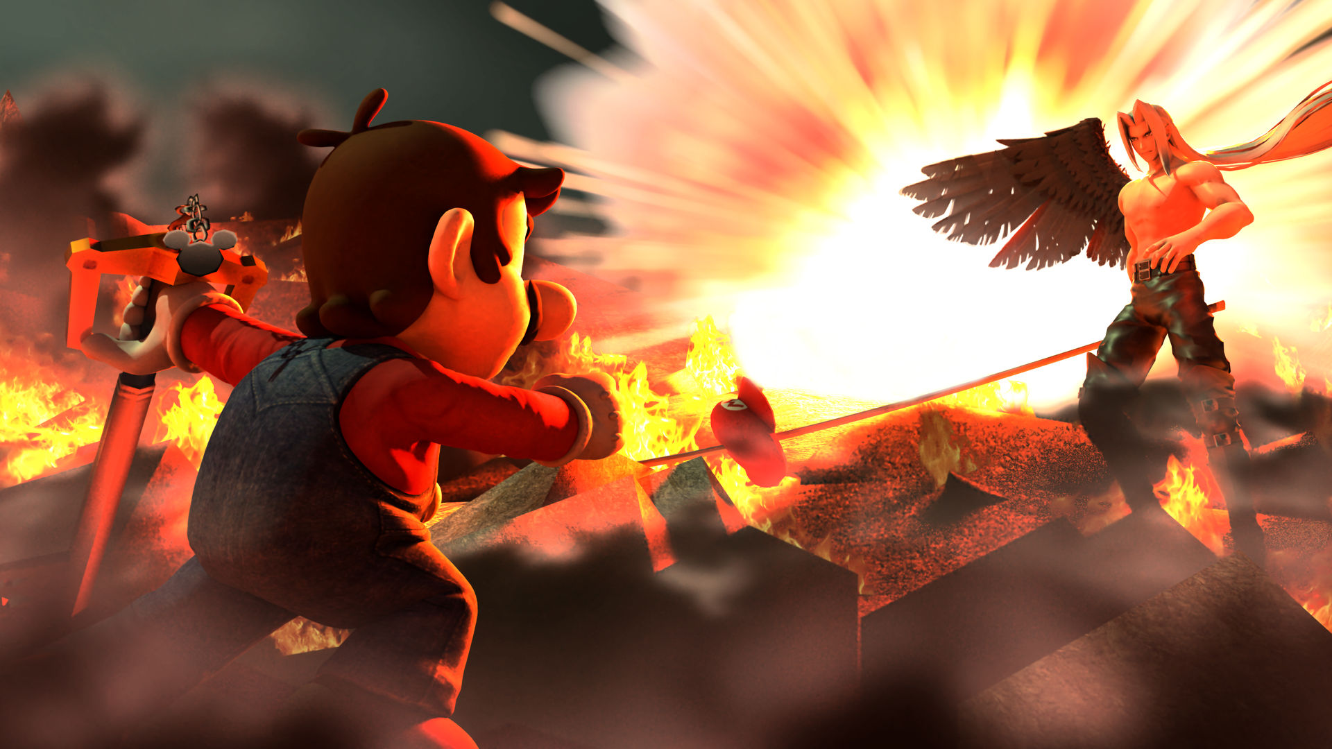 Fighting Renders 3D Render: World of Light Final Fight by ZDooarte on DeviantArt