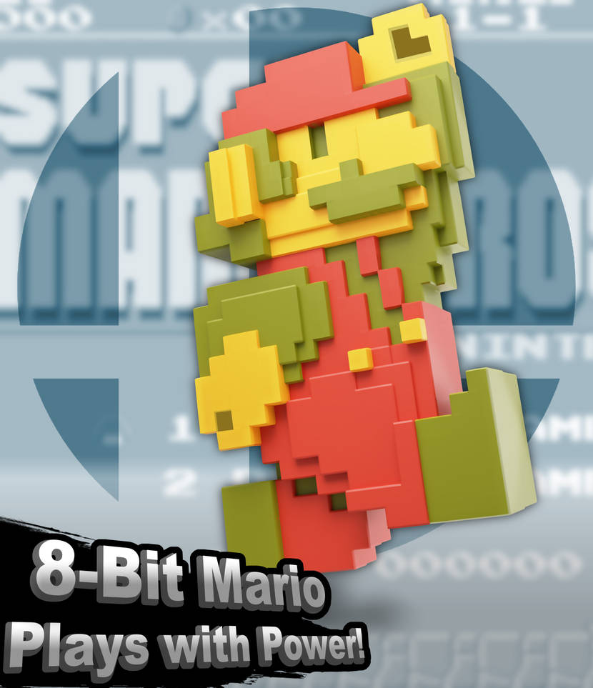 Invincible 8 Bit Mario Smash Render: 8-Bit Mario by Ziti-Man-Mario on DeviantArt