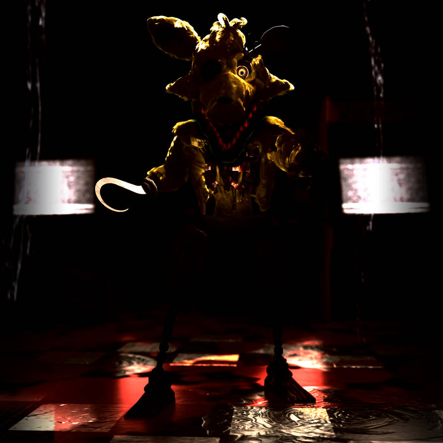 Wizard Spring Foxy 3D Render: Springtrapped Foxy by Ziti-Man-Mario on DeviantArt