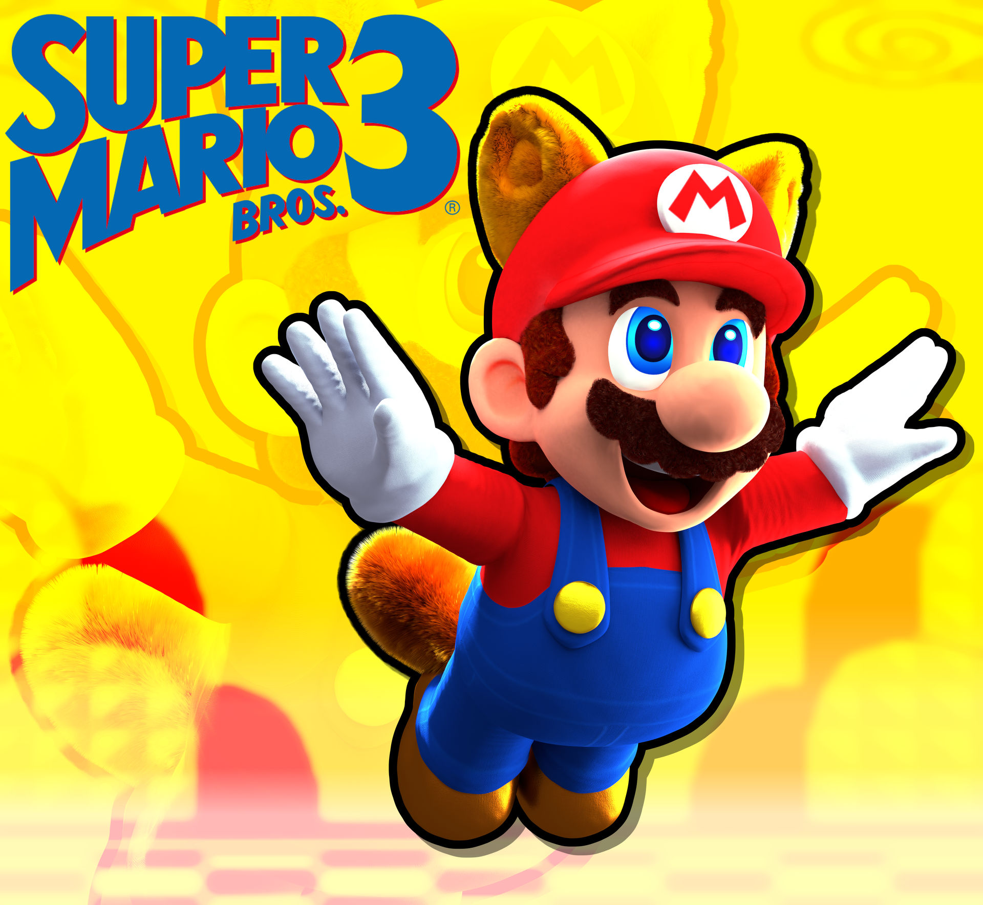 3D Render: Super Mario Bros 3 Box Art Recreation by MegaMario2001 on ...