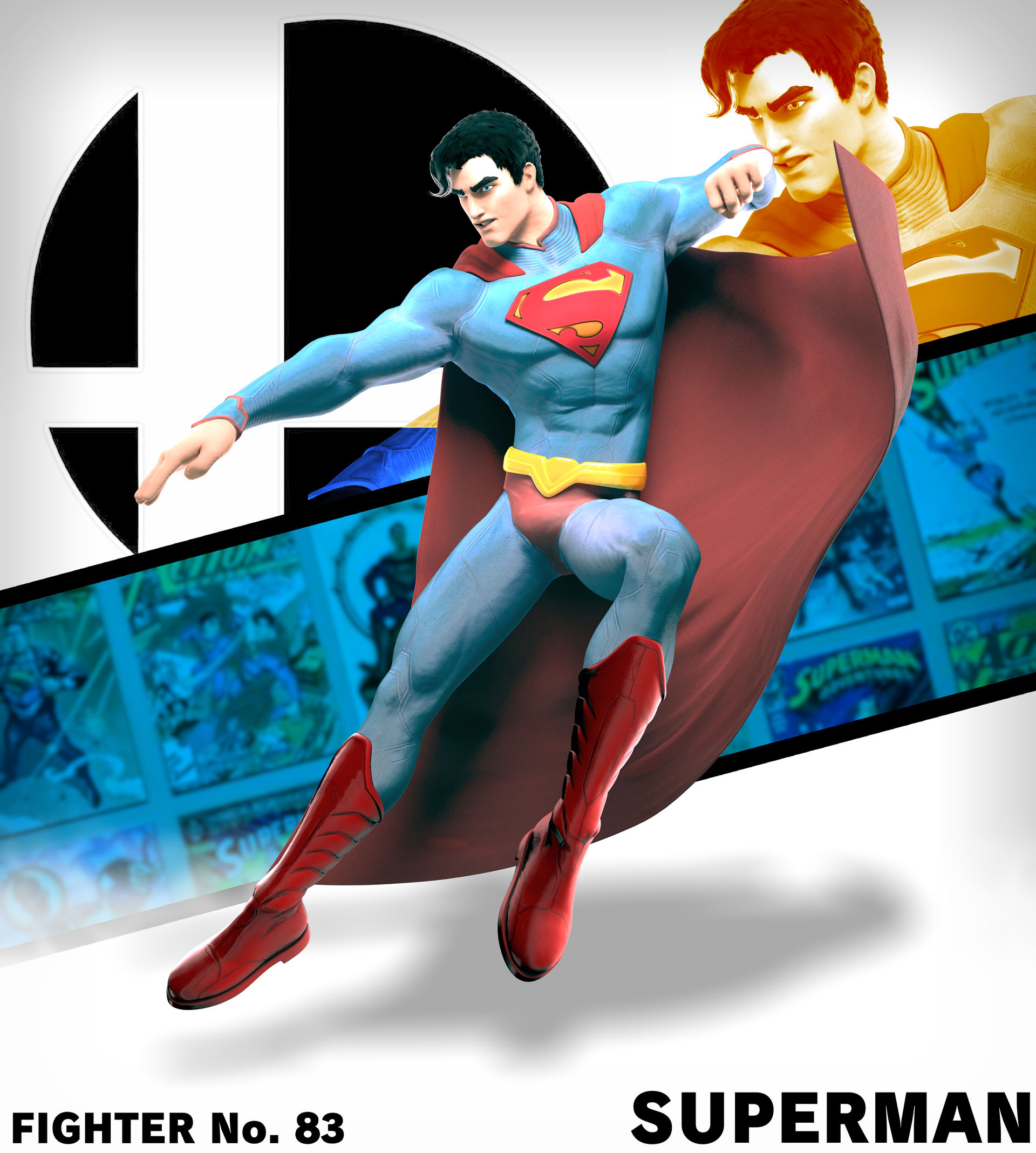 Superman Issmashed Smash Render: Superman by ZDooarte on DeviantArt