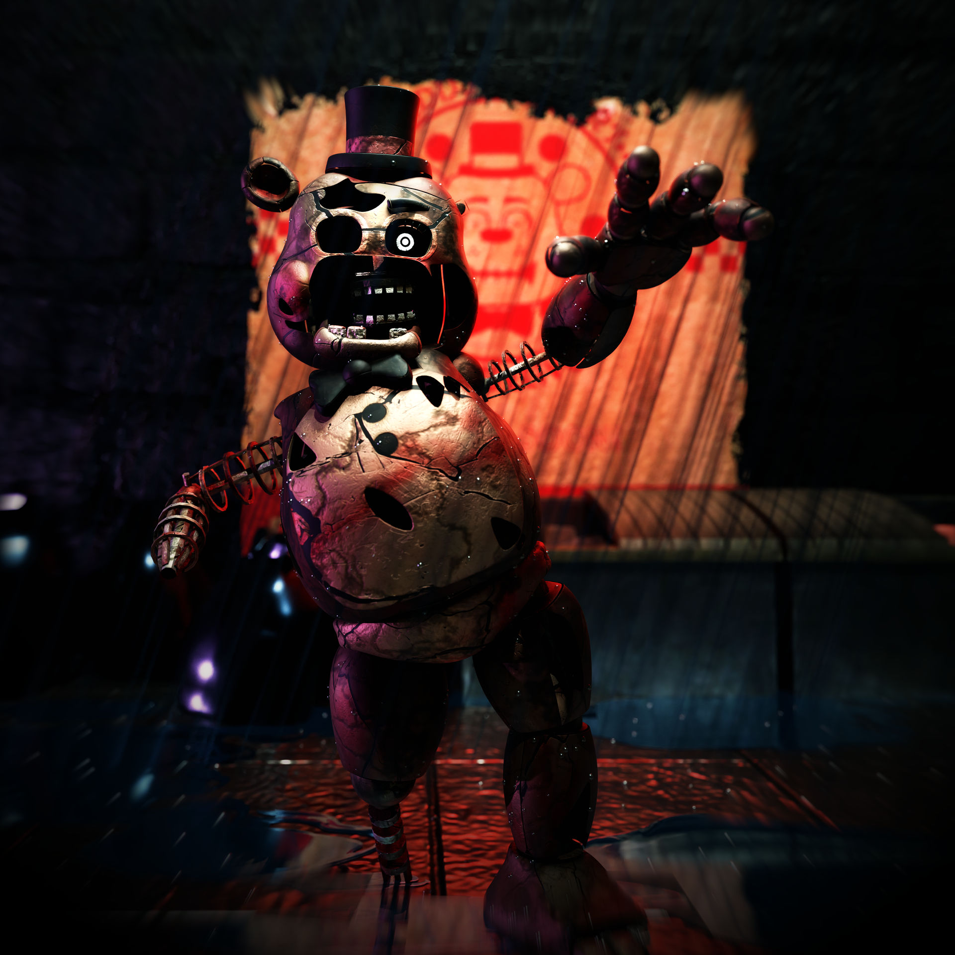 3D Render: Broken Toy Freddy by Ziti-Man-Mario on DeviantArt