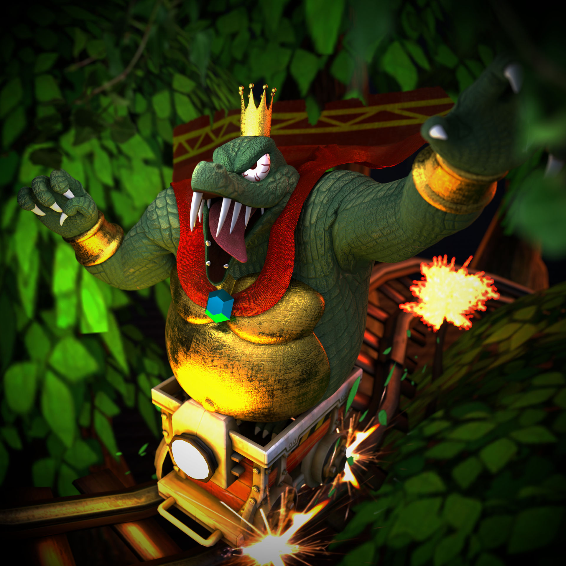 3D Render Donkey Kong 64 Box Art King K Rool By ZDooarte On DeviantArt 3d-render-donkey-kong-64-box-art-king-k-rool-by-zdooarte-on-deviantart